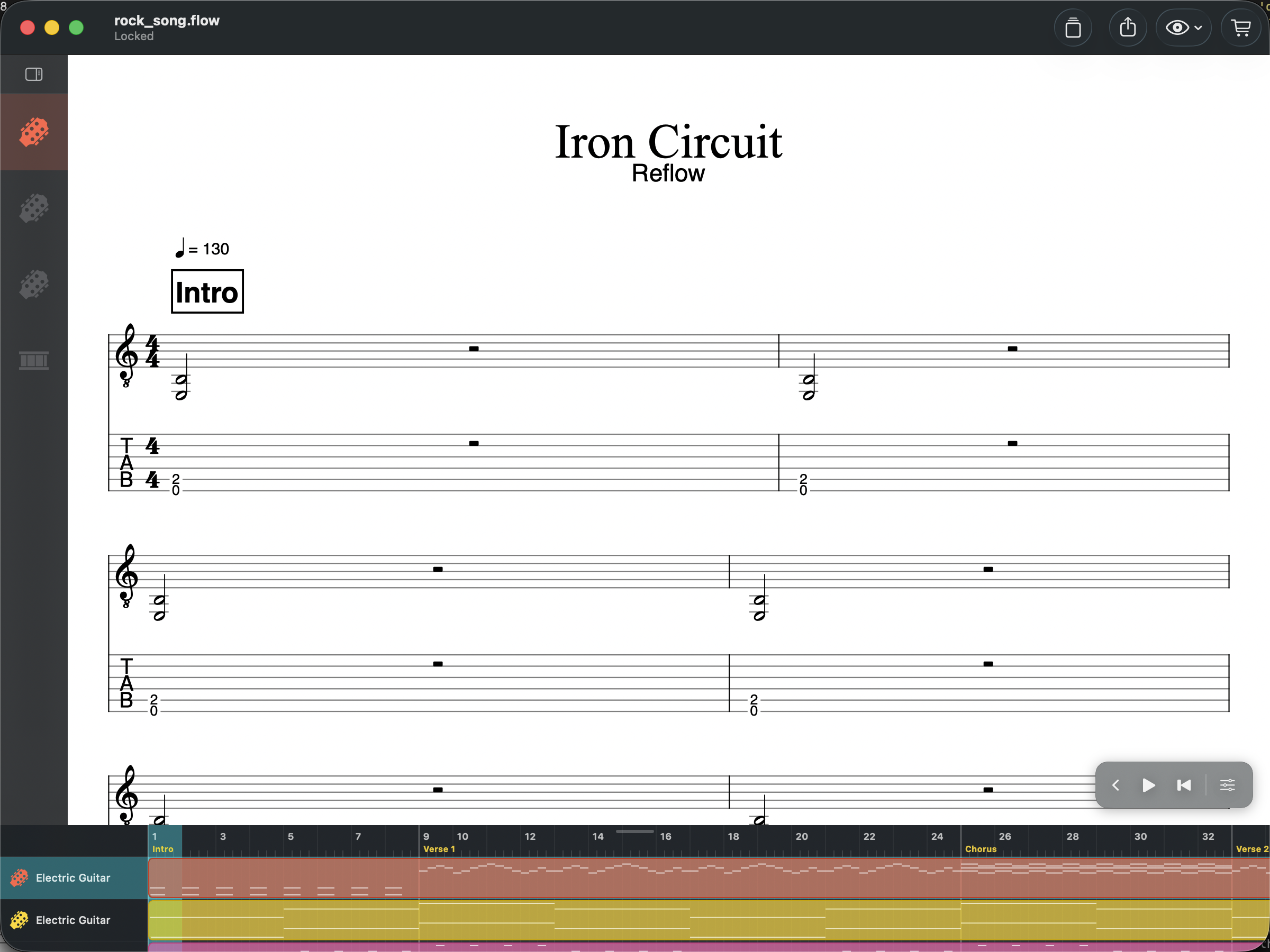 Playback bar